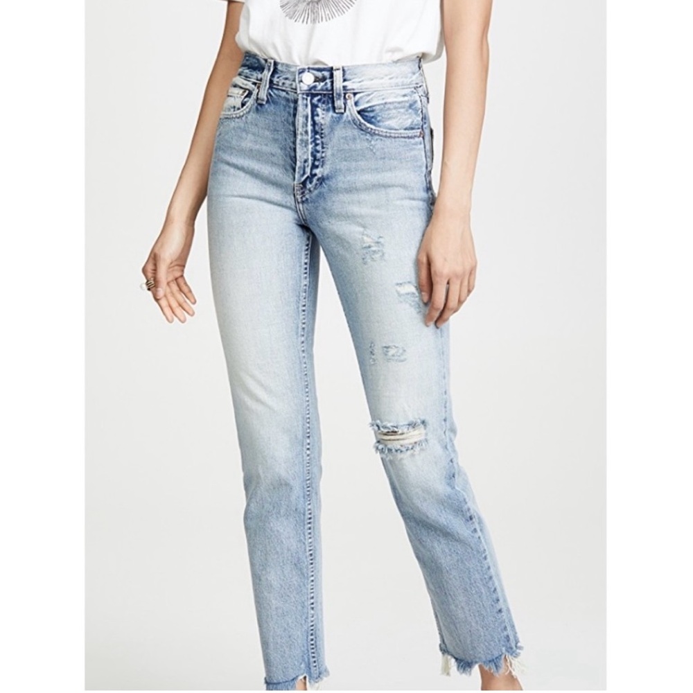 Trave Constance Busy Child Straight High Rise Jeans Size  25